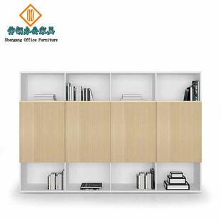 木制文件柜简约时尚陈列隔断档案书玄关柜东莞深圳办公家具