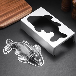 八宝鱼模面食年糕鱼模具年年有鱼馒头鱼形冻鲤鱼模稠鱼烧烘焙用具