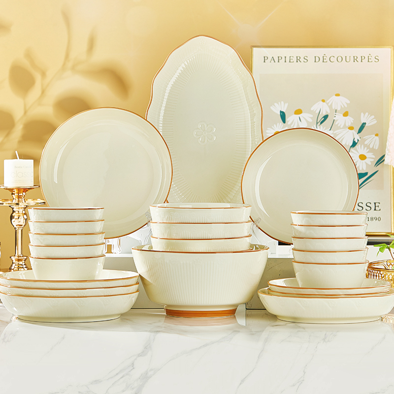 纬廷健康釉下彩陶瓷时尚家用饭碗