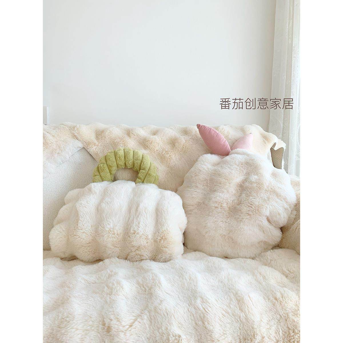 抱枕被两用二合一毯子撸猫感毛绒秋冬午睡盖毯兔毛绒抱枕靠垫车载,居家布艺,抱枕被,淘宝优惠券,粉丝福利购,淘宝优惠卷