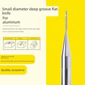 钨钢微直径深槽铝合金专用空调加长刀片铣刀D0.3 0.2 0.8 0.5 0.6