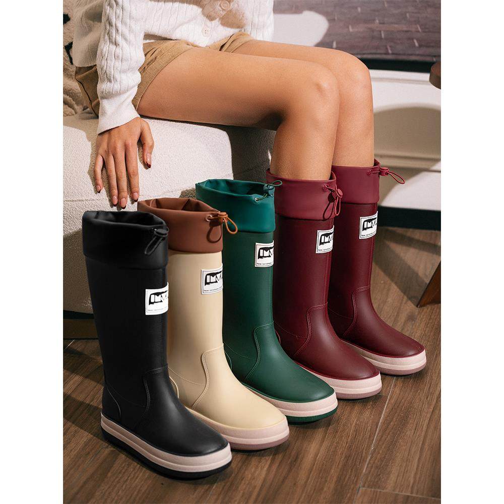 热销的韩国亲子女水鞋、男子防水防滑雨靴、儿童登山胶鞋、野营式