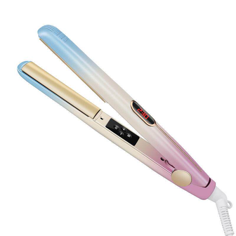 弧形卷直发夹板美发专用造型两用负离子刘海内扣微卷头发直发器3D