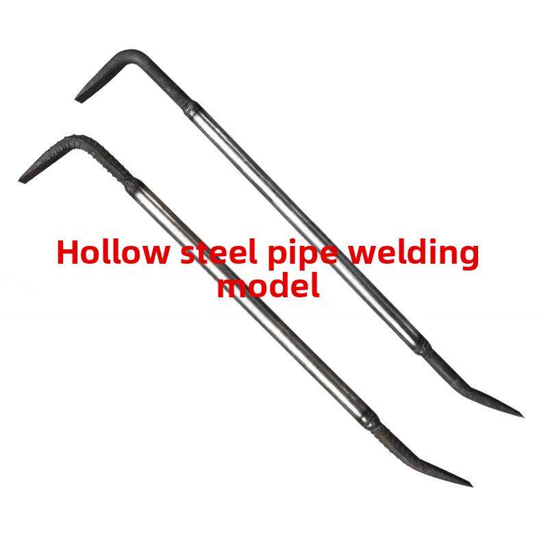 空心钢管焊接木模铝膜7字型撬棍螺纹钢六棱钢手工定制拆卸撬棒