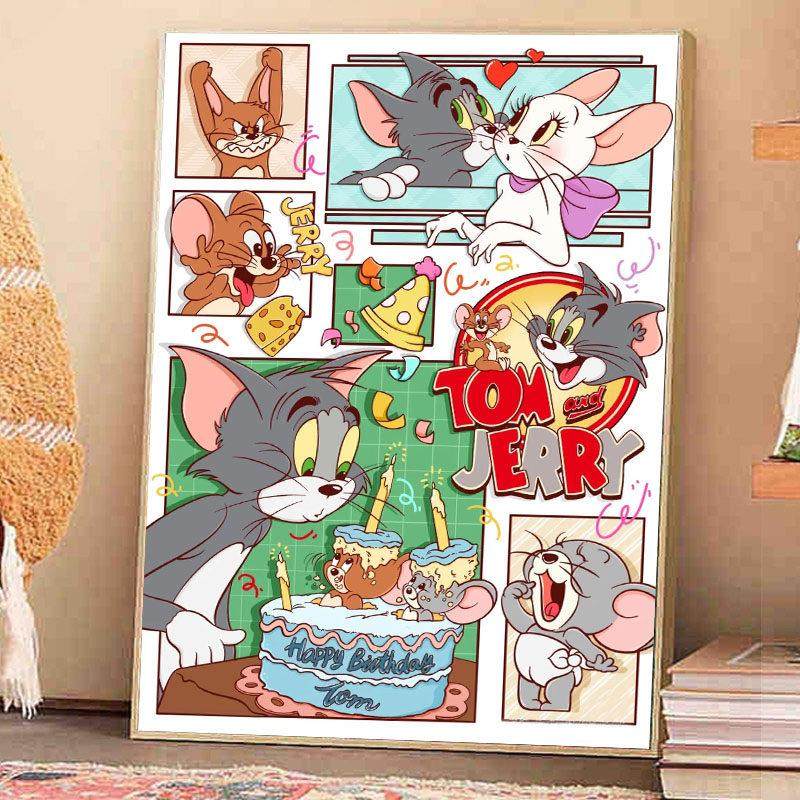 儿童手工5Diy钻石刺绣2025新卧室贴纸十字绣卡通钻石画充满钻石新,居家布艺,钻石绣,淘宝优惠券,粉丝福利购,淘宝优惠卷