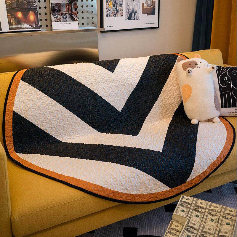 创意几何秋冬沙发座垫，简约易接近的豪华风格圆形沙发套布，厚毛,居家布艺,沙发垫,淘宝优惠券,粉丝福利购,淘宝优惠卷