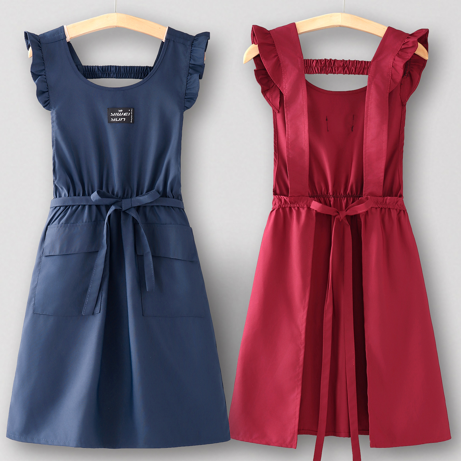 公主围裙厨房家用防水防油