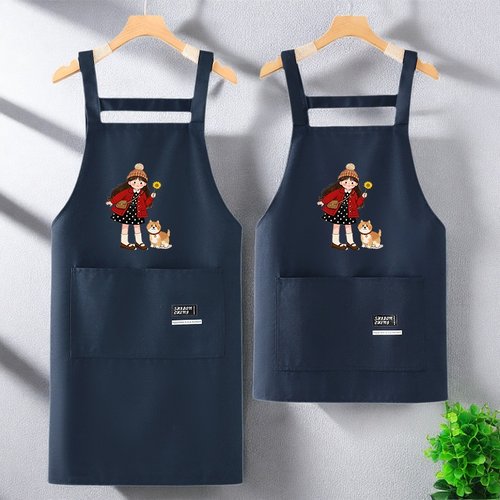 帆布围裙烘焙厨房家用做饭工作服餐饮上班专用漂亮2025新款定制男