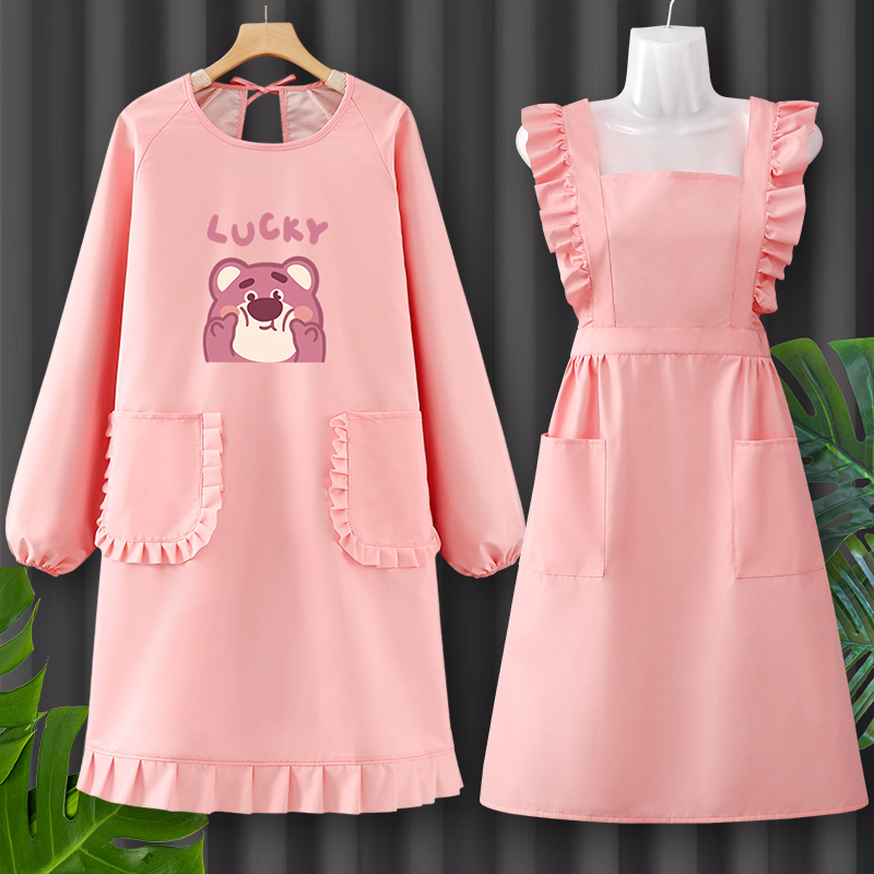 长袖防水罩衣工作服围裙