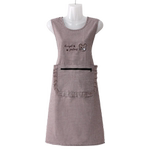 防油做饭围裙坎肩式女2025新款纯棉工作餐饮专用上班夏季薄款漂亮