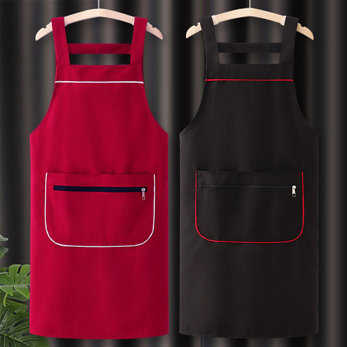 纯棉厨房加大加肥围裙定制