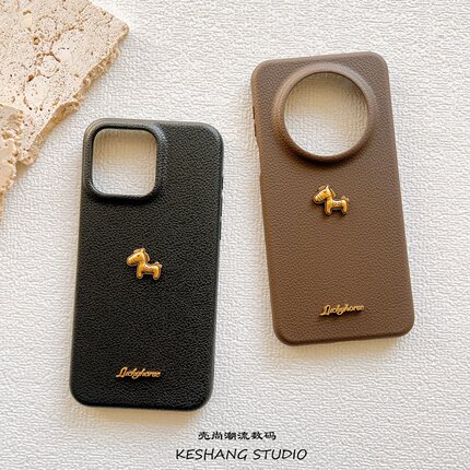 立体小马OPPOReno15C手机壳Reno11/12/13/14/15pro高级感Reno6/7/8简约Reno9/10pro时尚A2女A3全包A5PRO软壳