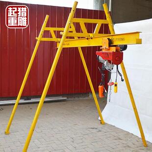四立柱直滑式吊运机快速连体提升机220v室内外吊机家用装修电葫芦