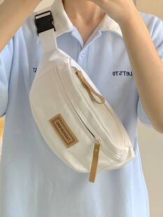 百搭运动女士胸包2023新款潮女女生斜挎腰包女式单肩胸前挎包女款