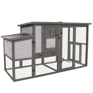 户外兔子窝鸽舍鸡屋鸡舍兔笼兔屋养鸡专用鸡笼子家用室外大号鸡窝