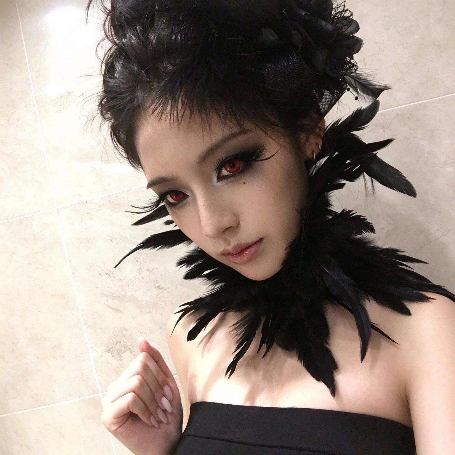 万圣节配饰黑暗乌鸦妆羽毛颈饰女生项链节日装扮cos搭配拍照道具