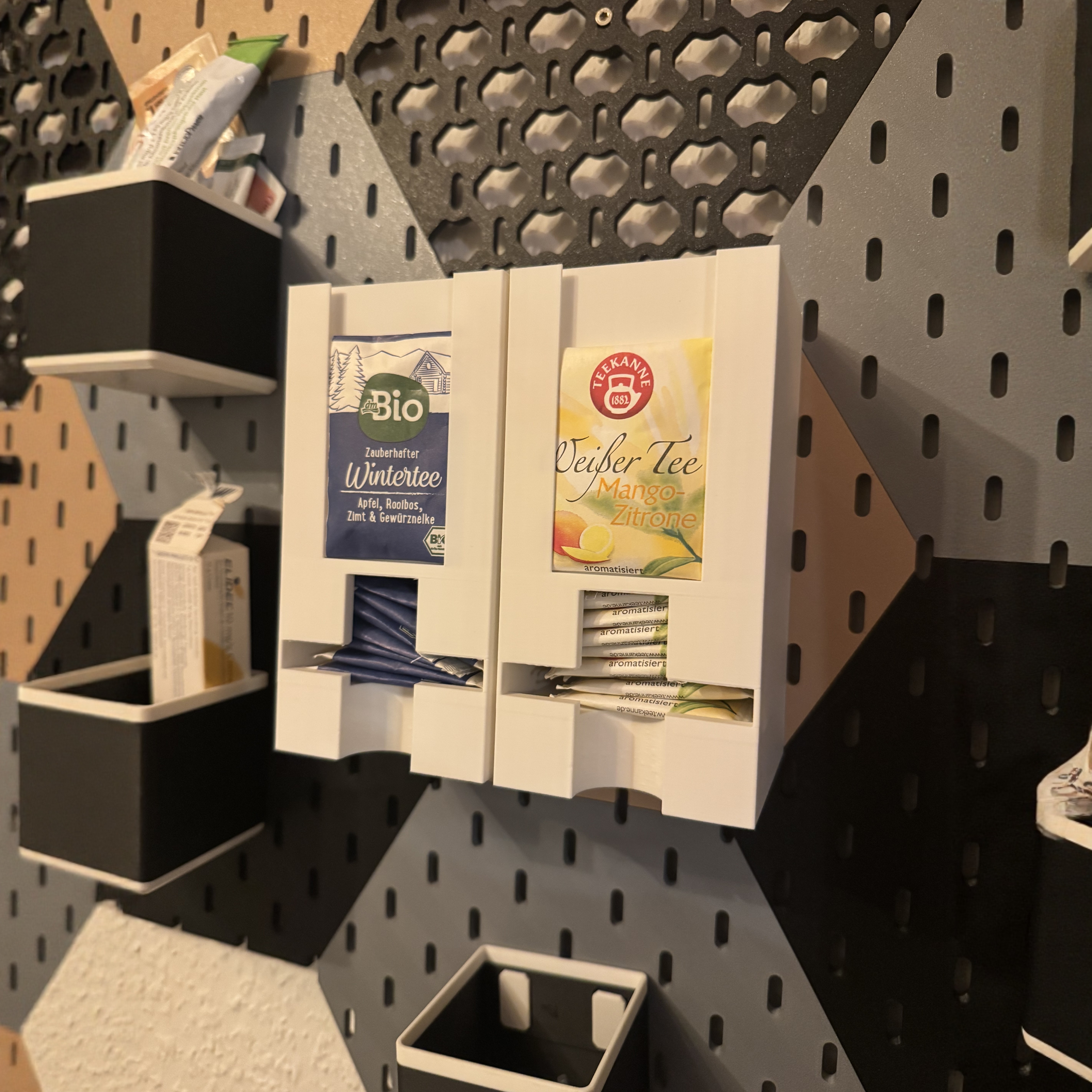 宜家SKADIS斯考迪斯 宜家洞洞板配件 茶包分配器