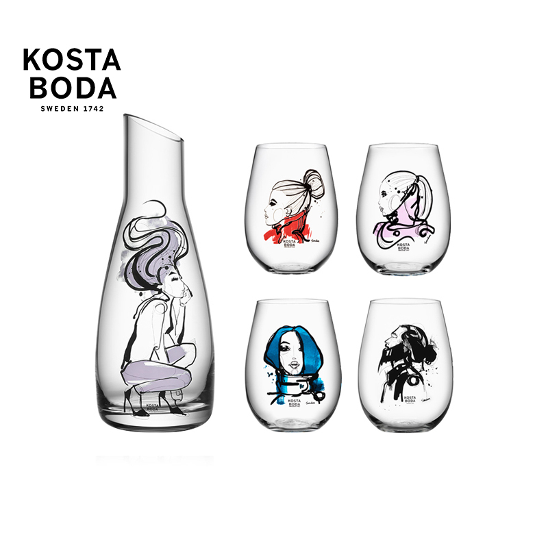 KOSTABODA进口创意水晶玻璃杯