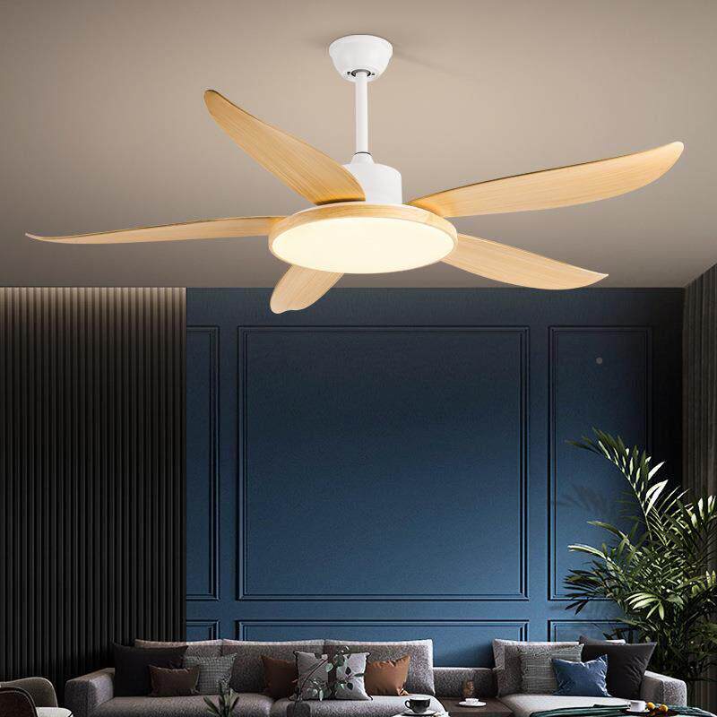 北欧风扇餐厅吊灯客厅卧室吊扇大尺寸风带扇扇吊灯可定制1灯10V