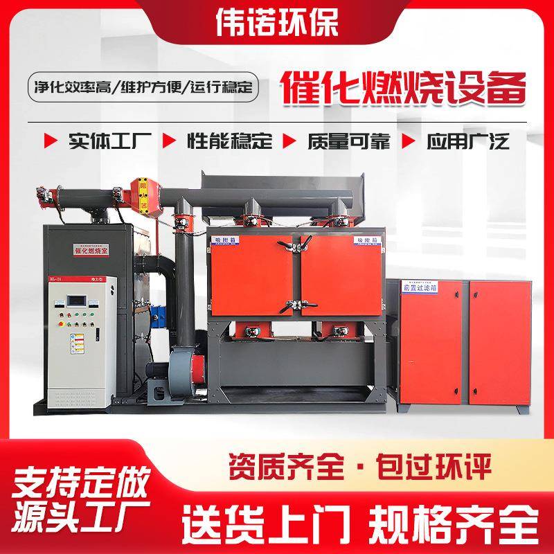 RCO催化燃烧空气净化废气处理环保装置活性炭吸附催化燃烧一体机