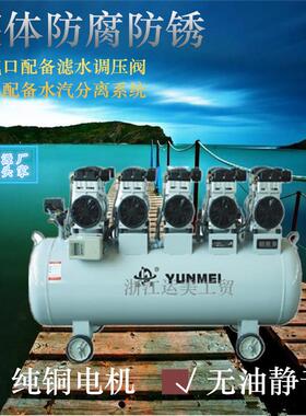 工业级大型无油静音空压机YM1100-5-230L高压木工喷漆洗衣店气泵