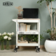 CATLDW工业风家用小推车北欧ins风三层收纳客厅咖啡厅收纳置物架