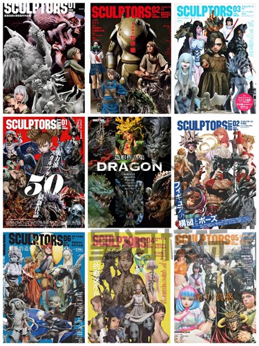 SCULPTORS雕塑家原创造型原型作品集幻想生物怪兽手办模型参考