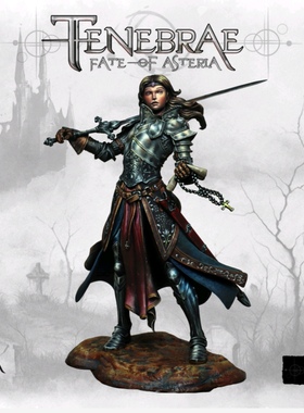 奇美拉Kimera KS Asteria阿斯塔利亚女骑士人物模型涂装教程