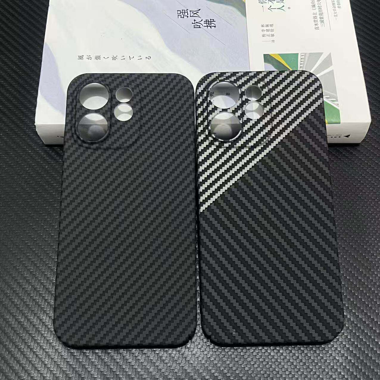 OPPOReno15手机壳碳纤维纹理