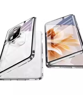 适用opporeno11手机壳新款oppo reno11pro双面全包PJH110防摔外壳套透明5g高级感opopreno男士opporone女0pp0