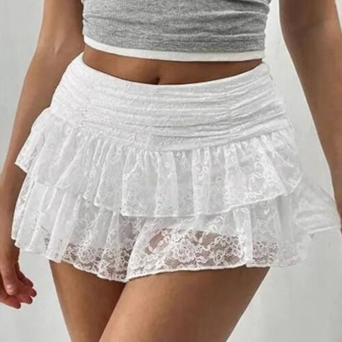 Lace lace cake skirt half length skirt蕾丝花边蛋糕裙半身短裙