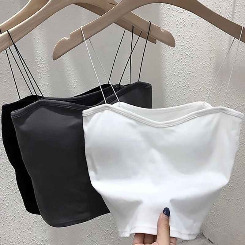 Sleeveless bottom underwear suspender vest打底内衣吊带背心女