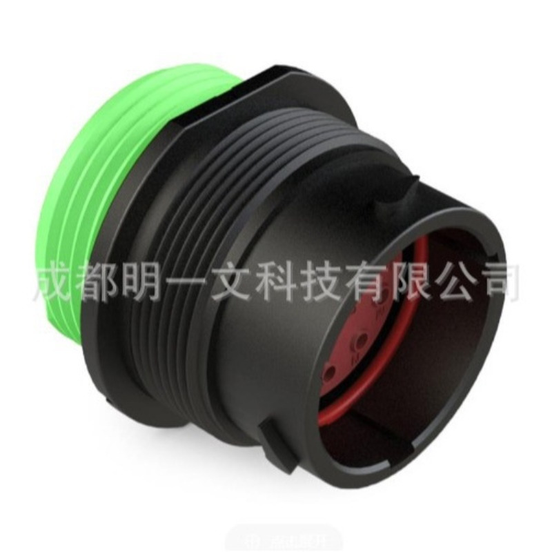 Amphenol 汽车连接器AHDP04-18-14PN-WTA公头14P黑色全新