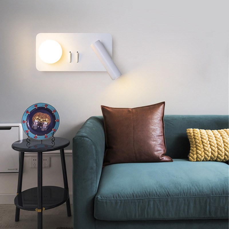 简约现代卧室床头2025LED时尚个性艺术客厅北欧走廊过道墙壁灯具