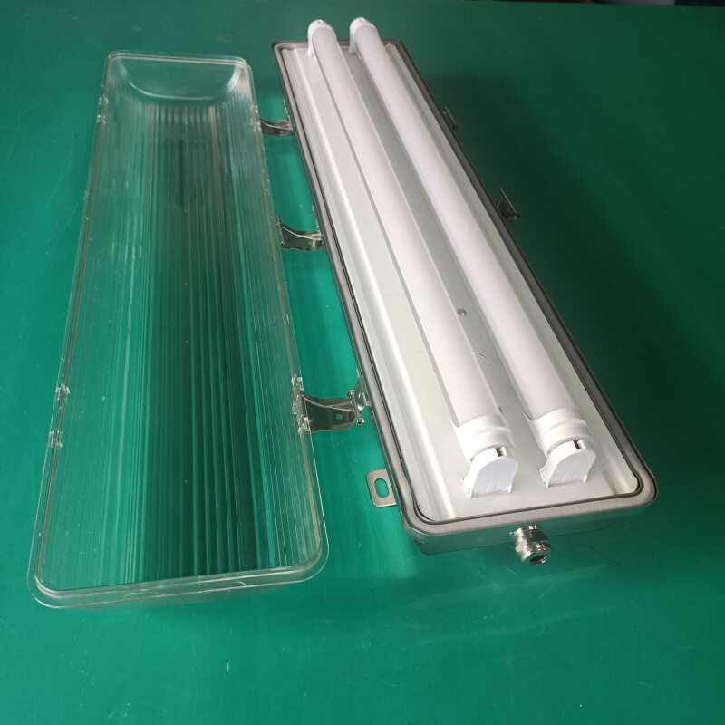T8LED0.6米双管不锈钢三防灯 PC罩LED24V照明灯 不锈钢三防灯支架