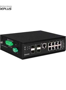 giga 8 Port PoE or non Industrial Switch with 2*SFP uplink