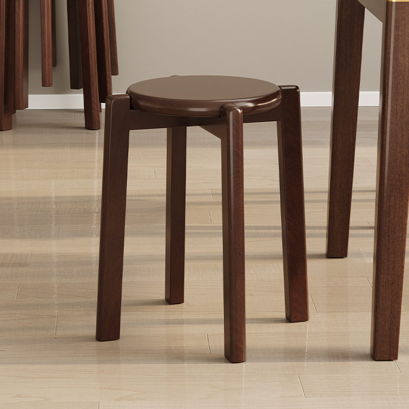 实木圆凳子家用高板凳现代简约小凳子矮凳客厅木凳餐桌凳可叠放凳,家庭/个人清洁工具,厨卫防水贴/条,淘宝优惠券,粉丝福利购,淘宝优惠卷