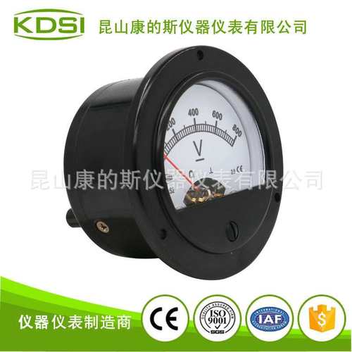 工厂供应 指针式直流电压表BO-52 DC800V圆形车载用表