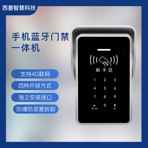 西墨小区4G蓝牙IC卡门禁机