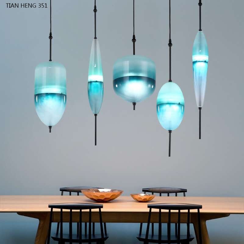 天亨北欧床头小吊灯简约长线餐厅卧室吊灯个性创意咖啡厅吧台灯