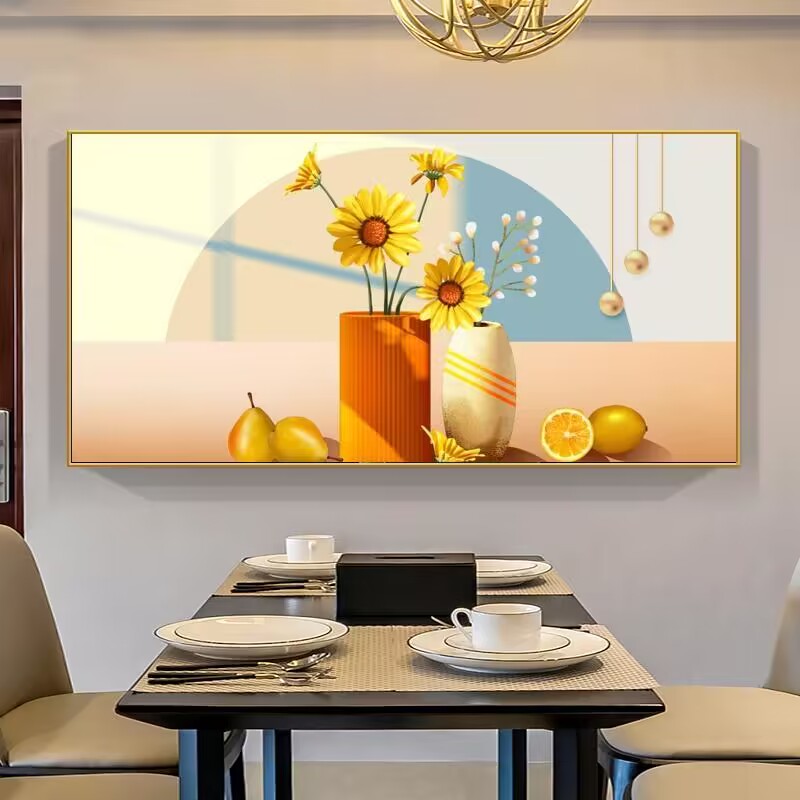 画世纪餐厅装饰画现代简约墙壁画