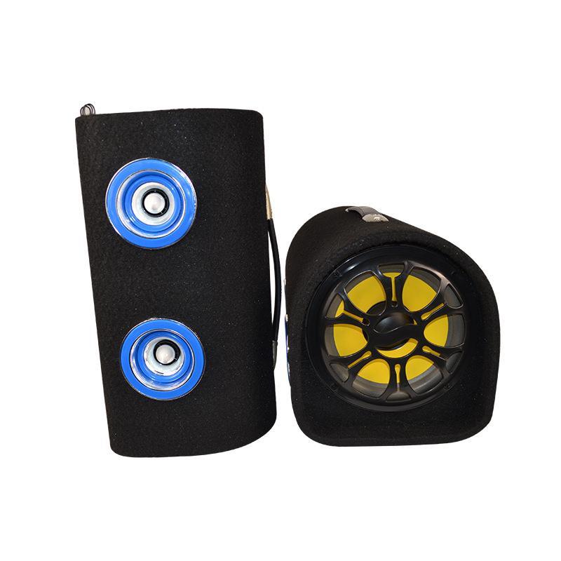 跨境8寸10寸车载低音炮 12V24V大功率汽车音响改装隧道型低音炮
