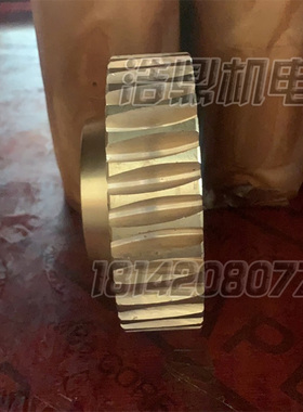 机床配件铜蜗轮涡轮C512A立车配件 526024 武汉重型机床齐齐哈尔