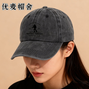 森林探险群山召唤帽子男女棒球帽百搭新情侣帽子户外鸭舌帽遮阳帽