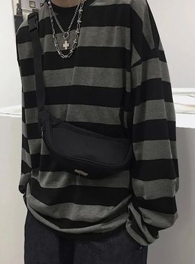 Long sleeved round base shirt Couple T-shir圆领打底衫情侣T恤