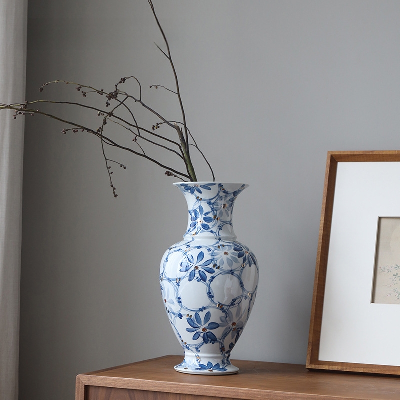 新中式青花瓷陶瓷花瓶