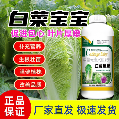 白菜宝宝白菜甘蓝生根壮苗加速包心剂叶片厚实膨大提早上市骠骑