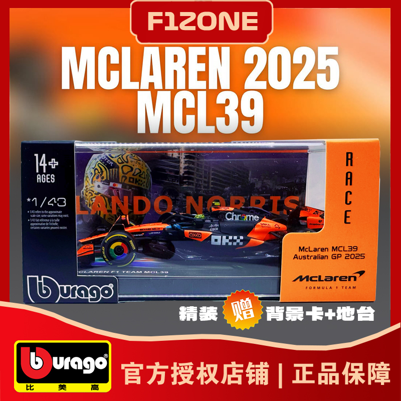 比美高迈凯伦MCL39赛车模型