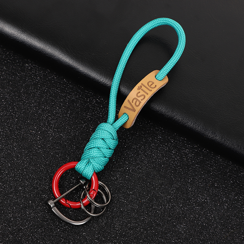 简约编织钥匙扣挂绳链