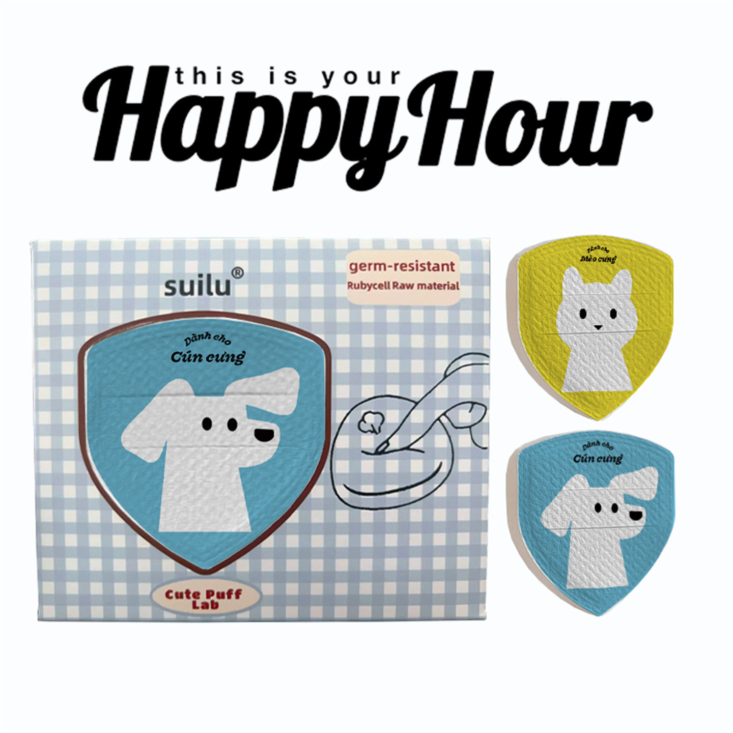 卡通可爱法式猫狗粉扑气垫棉花糖粉底液粉扑化妆推荐干用不易吃粉,彩妆/香水/美妆工具,美妆蛋/扑/海绵,淘宝优惠券,粉丝福利购,淘宝优惠卷